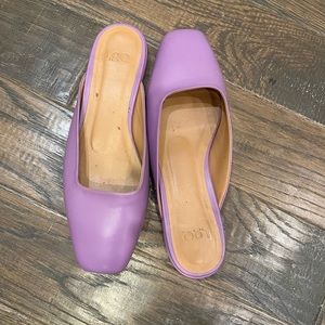 LOQ purple slide sandals